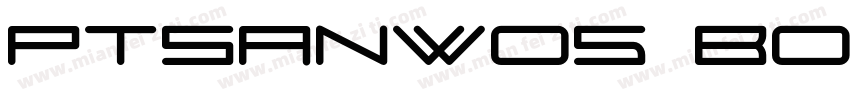 ptsanwo5 bold字体转换